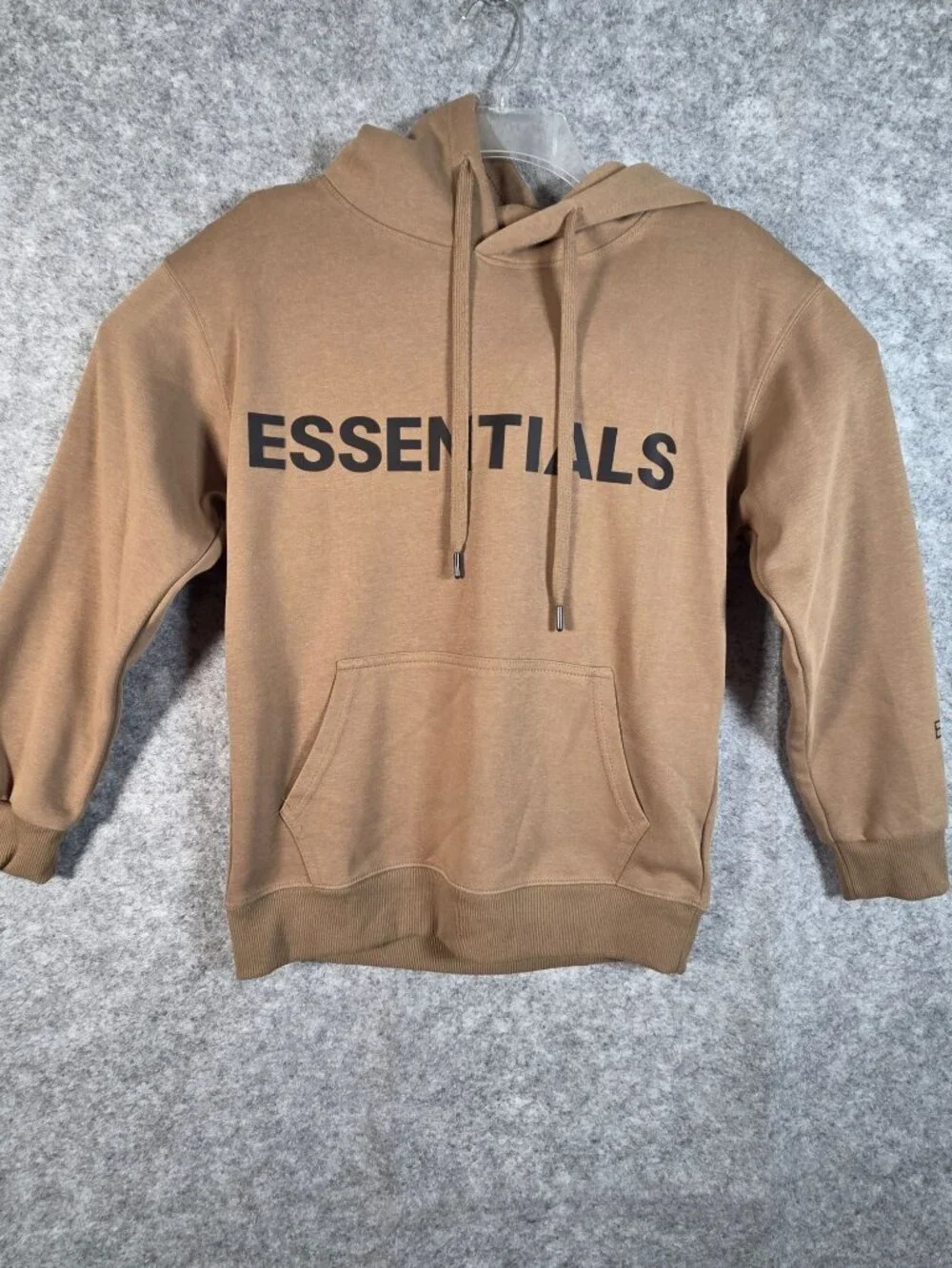 ESSENTIALS Fear of God Essentials Kids Hoodie XL Brown Streetwear Minimalist